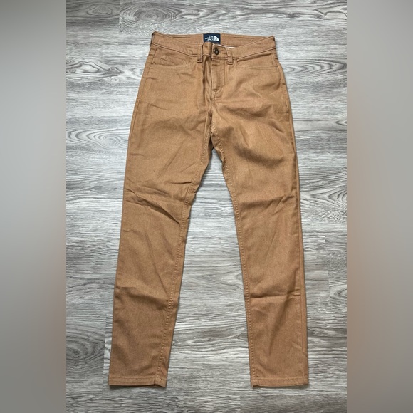 Womens The North Face Tan Denim Jeans Size 2 - Picture 1 of 4